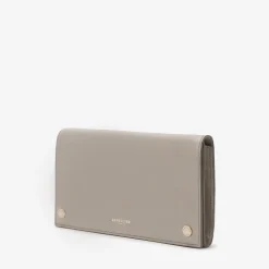 Fashion DeMellier The Andros Wallet Taupe Smooth