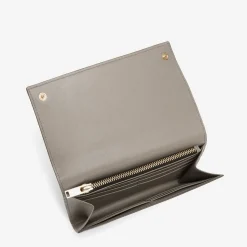Fashion DeMellier The Andros Wallet Taupe Smooth