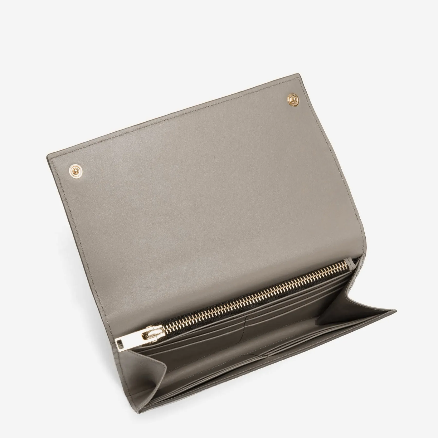 Fashion DeMellier The Andros Wallet Taupe Smooth