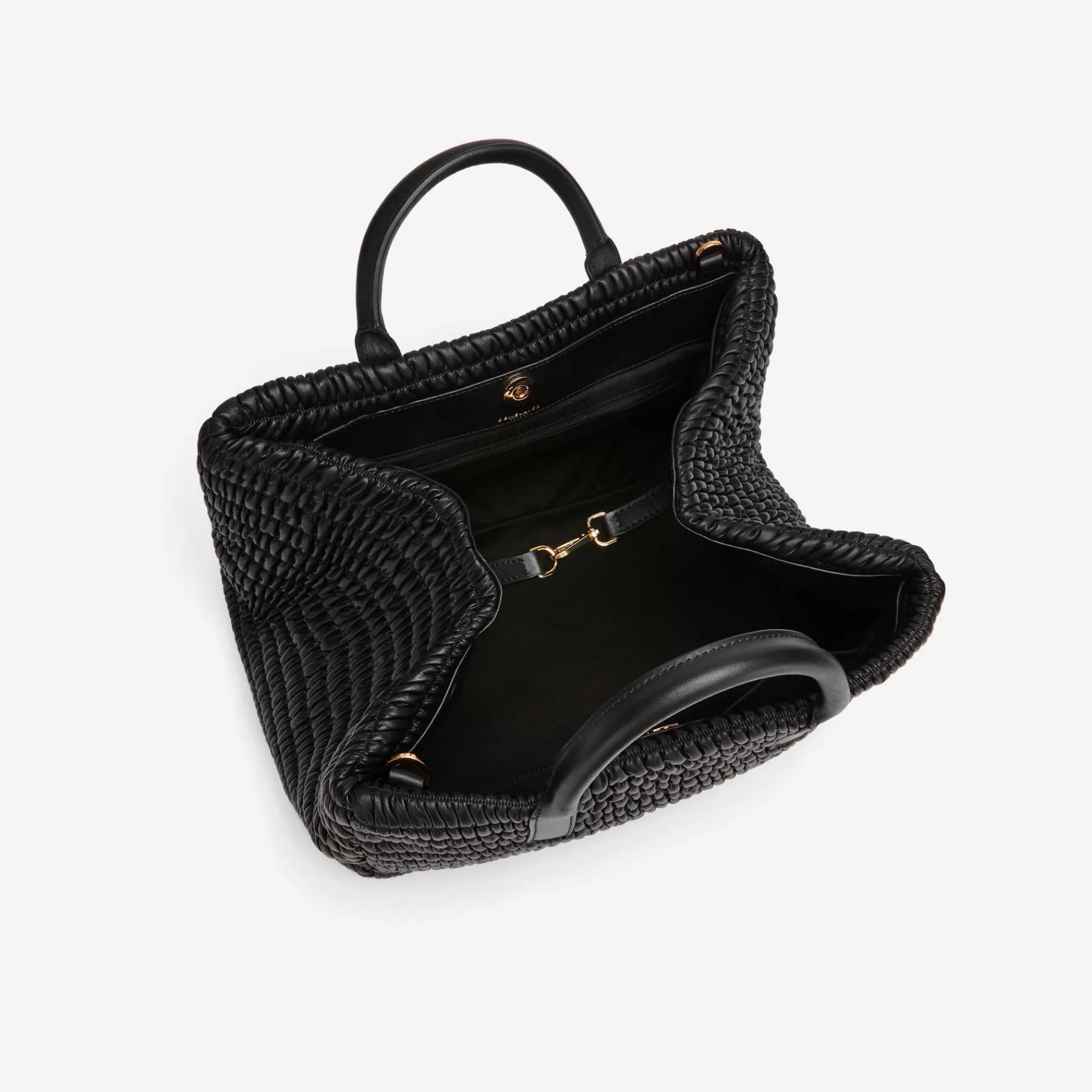 Sale DeMellier The Lisbon Tote Black Matelasse