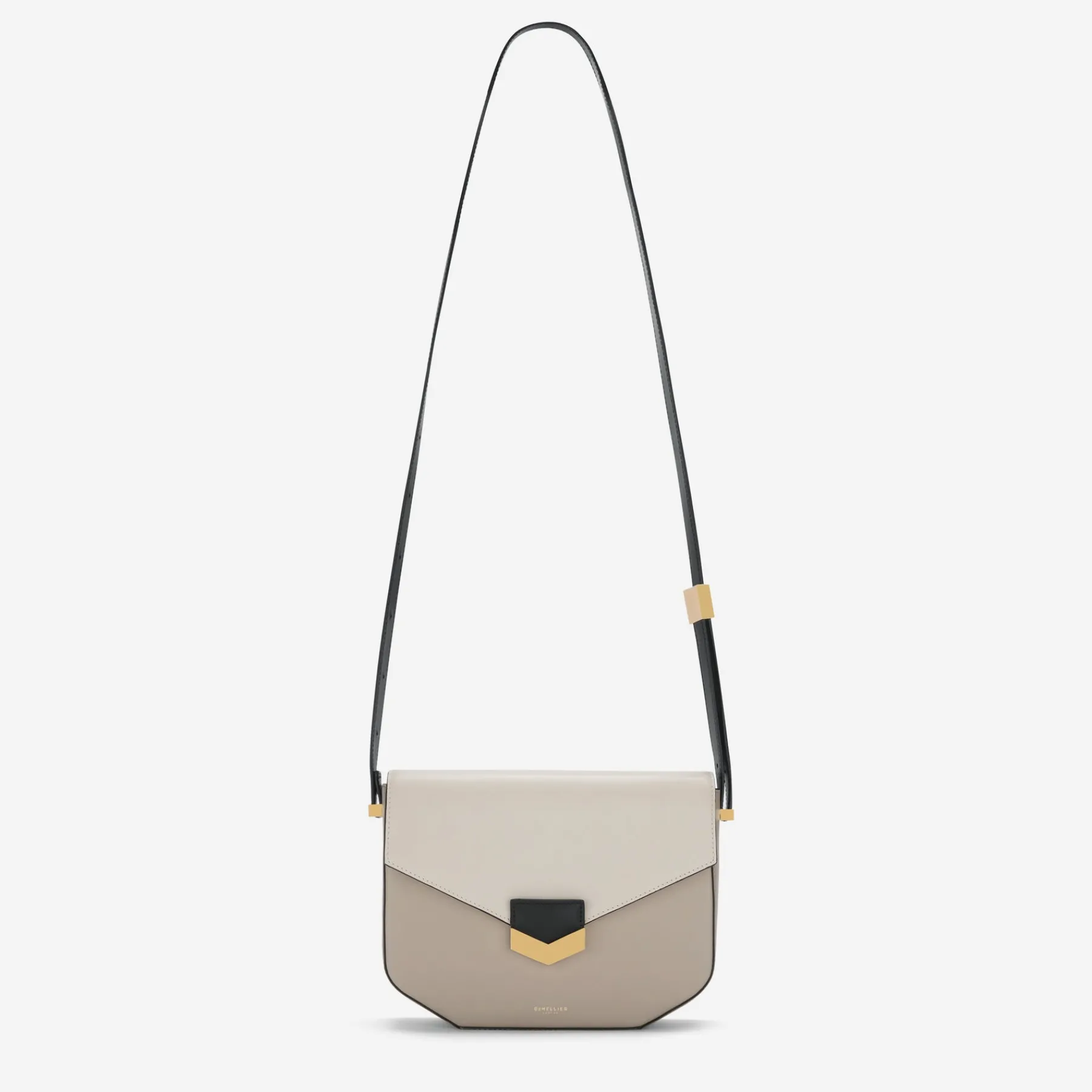 Store DeMellier The London Tricolour Taupe Off-White & Black
