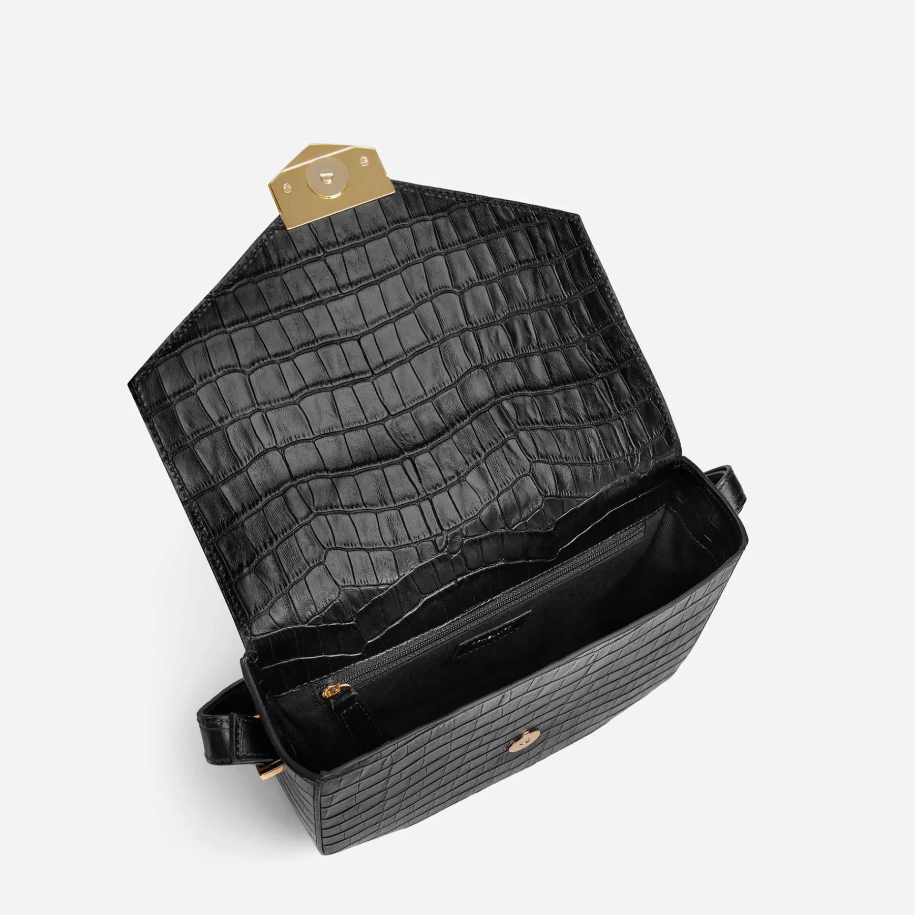 Store DeMellier The London Black Croc-Effect