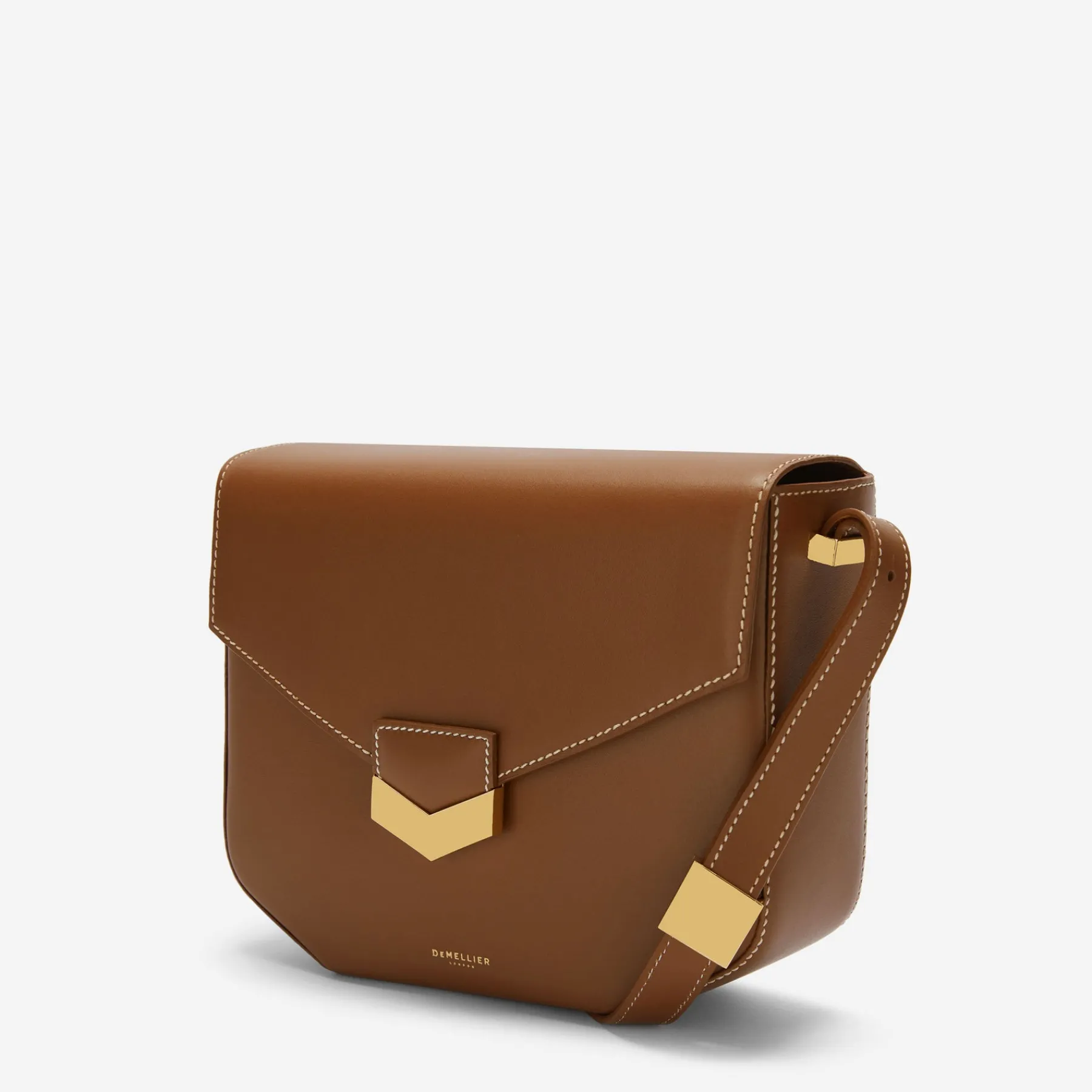 Flash Sale DeMellier The London Tan Smooth Ecru Stitching