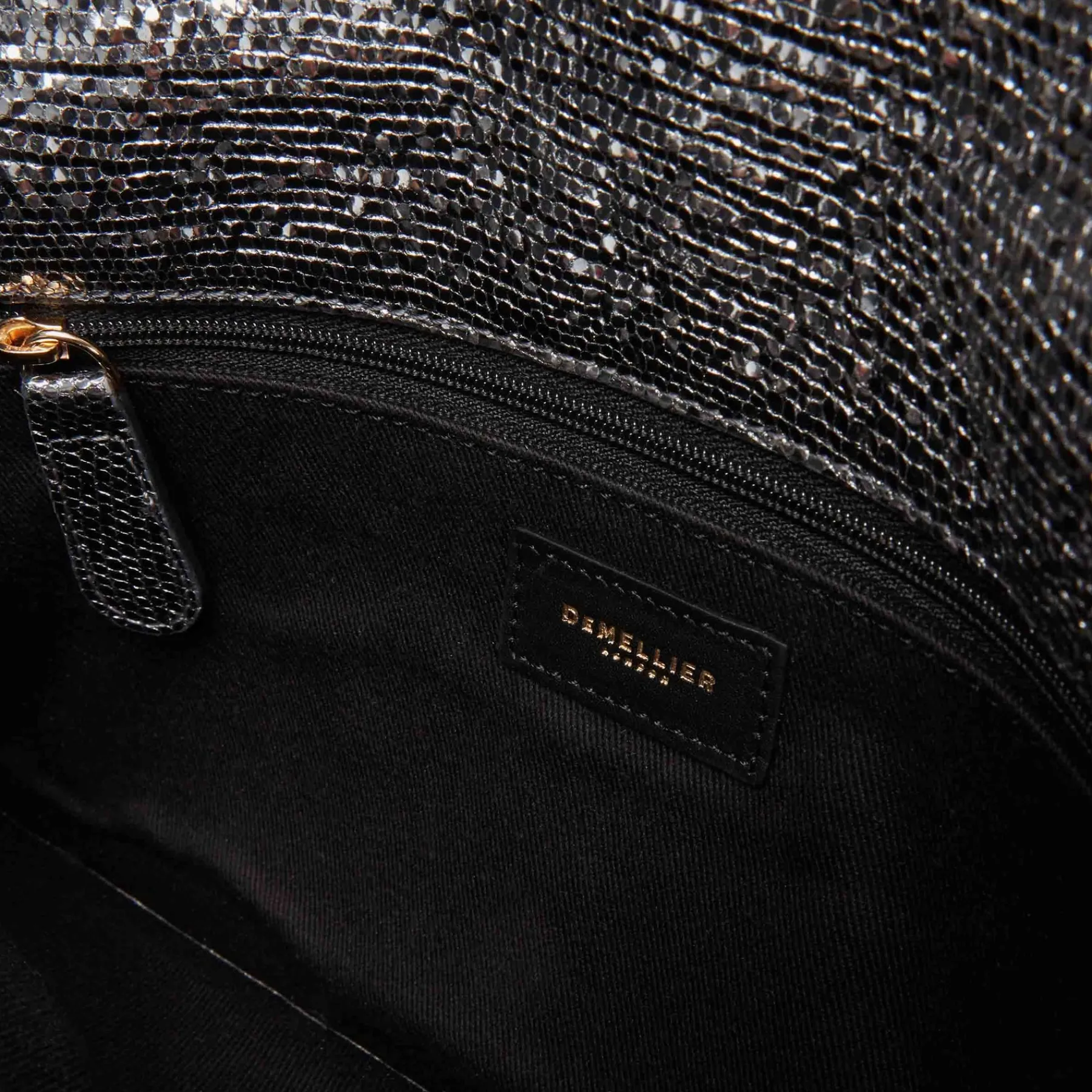 Best DeMellier The London Clutch Silver Metallic