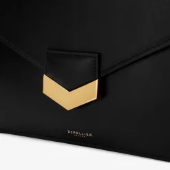 Sale DeMellier The London Clutch Black Smooth