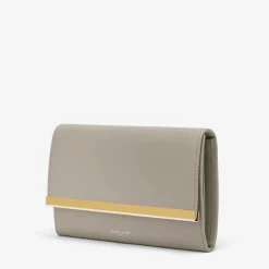 Shop DeMellier The Marais Wallet Taupe Smooth