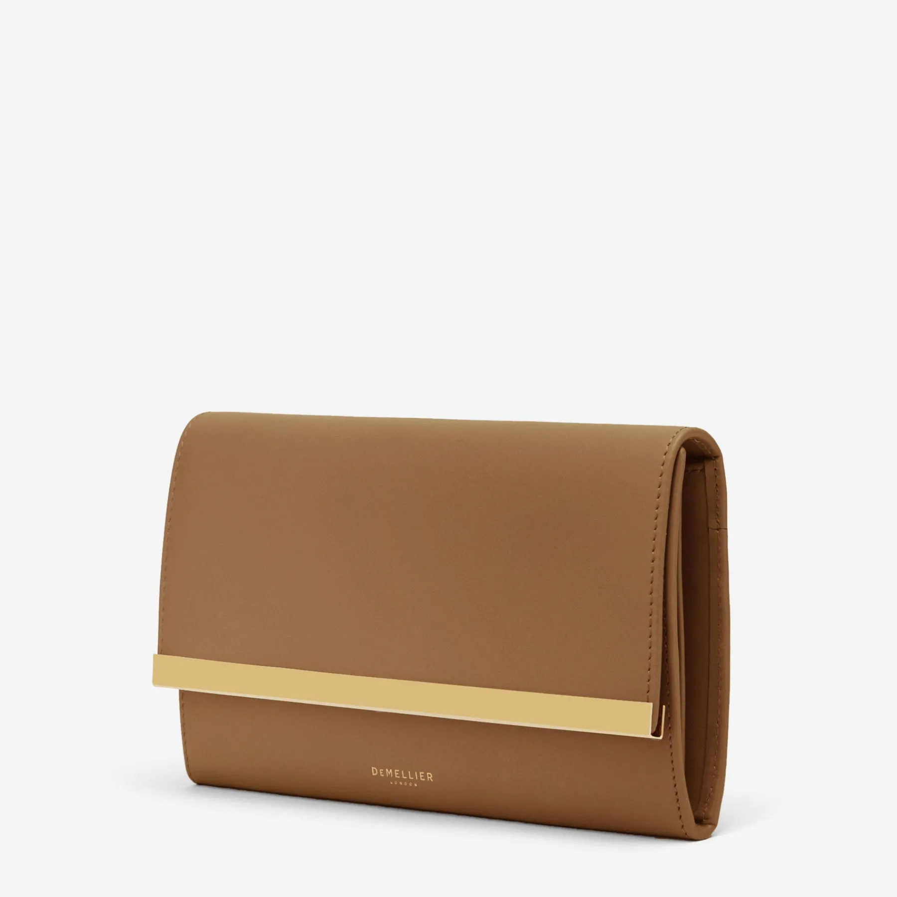 Shop DeMellier The Marais Wallet Deep Toffee Smooth