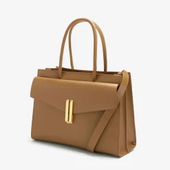 Discount DeMellier The Maxi Montreal Long Handles Deep Toffee Smooth