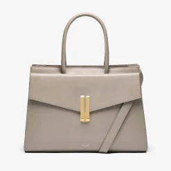 Hot DeMellier The Maxi Montreal Long Handles Taupe Smooth