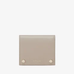 Clearance DeMellier The Midi Andros Wallet Taupe Smooth