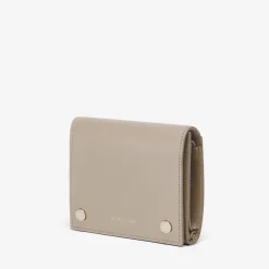 Clearance DeMellier The Midi Andros Wallet Taupe Smooth