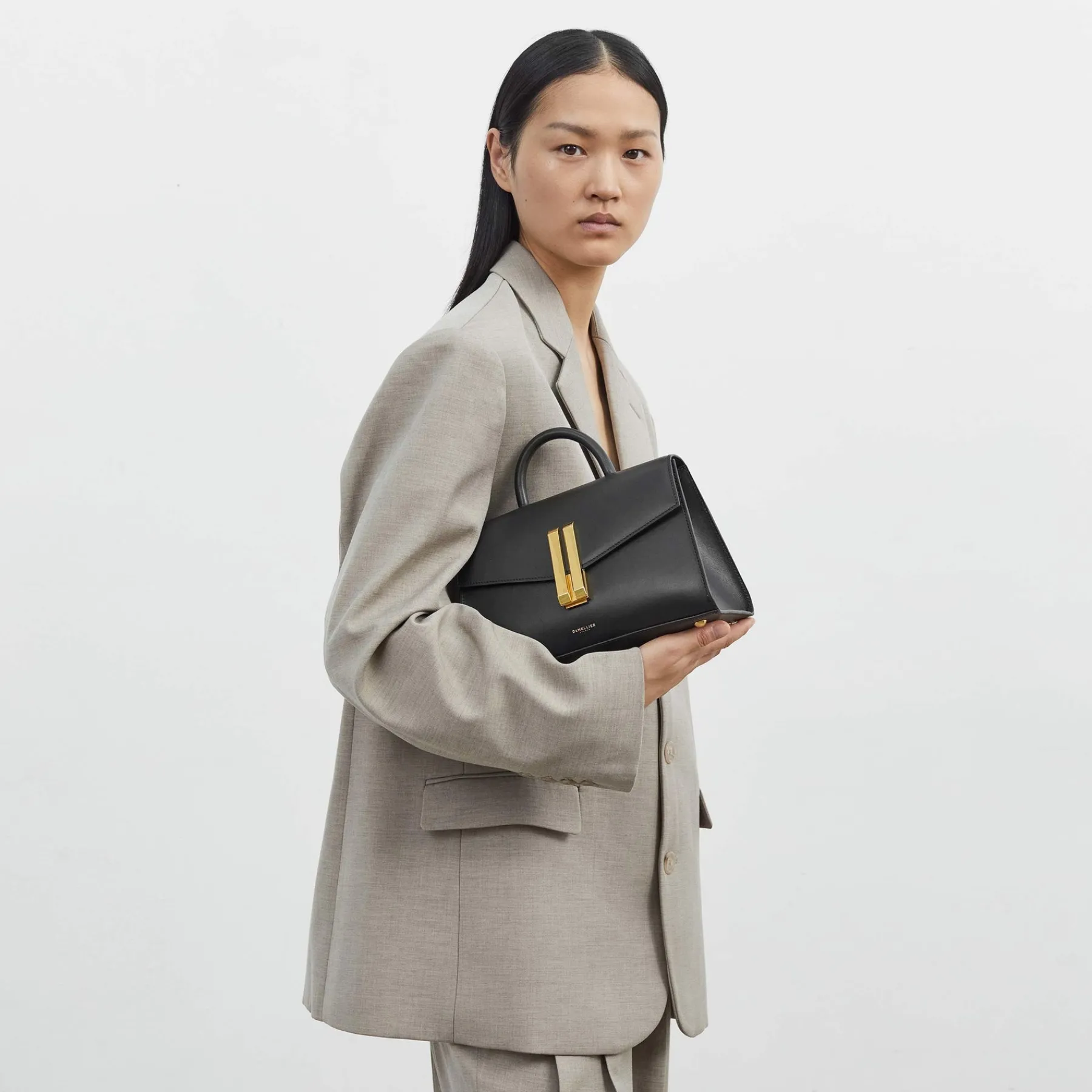 Flash Sale DeMellier The Midi Montreal Off-White Croc-Effect