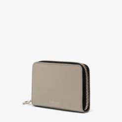 Hot DeMellier The Midi Skye Wallet Taupe Smooth