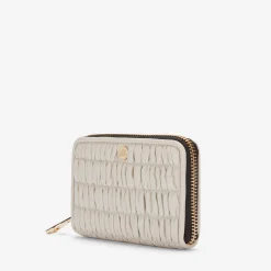 Sale DeMellier The Midi Skye Wallet Off-White Matelasse