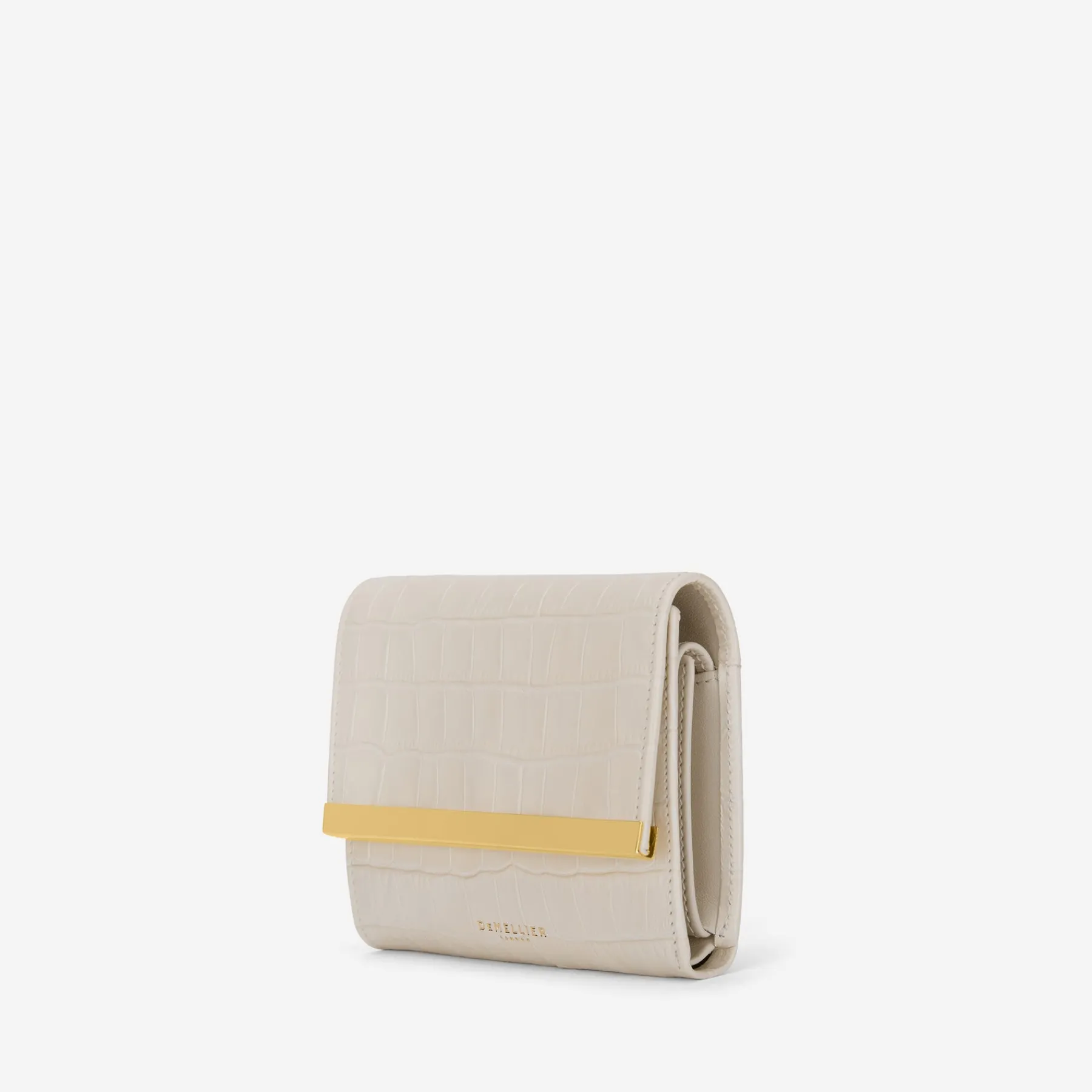 Best DeMellier The Mini Marais Off-White Croc-Effect