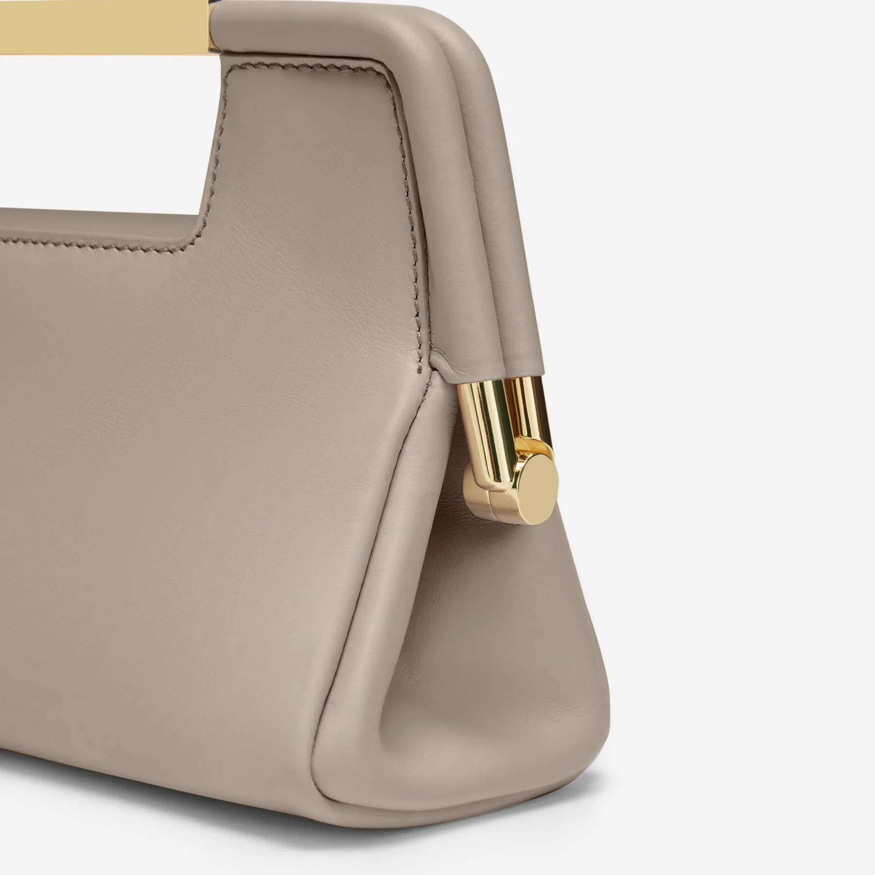 Hot DeMellier The Mini Seville Taupe Smooth