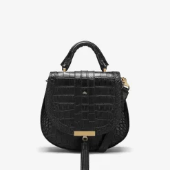 Best DeMellier The Mini Venice Black Croc-Effect