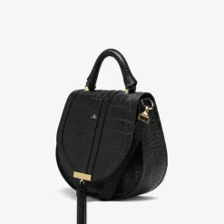 Best DeMellier The Mini Venice Black Croc-Effect