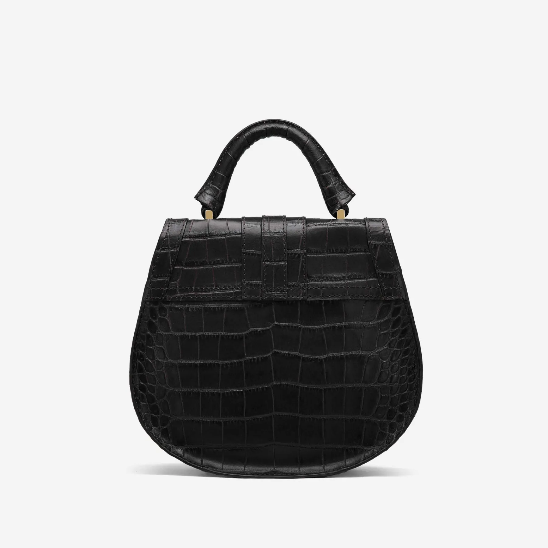 Best DeMellier The Mini Venice Black Croc-Effect