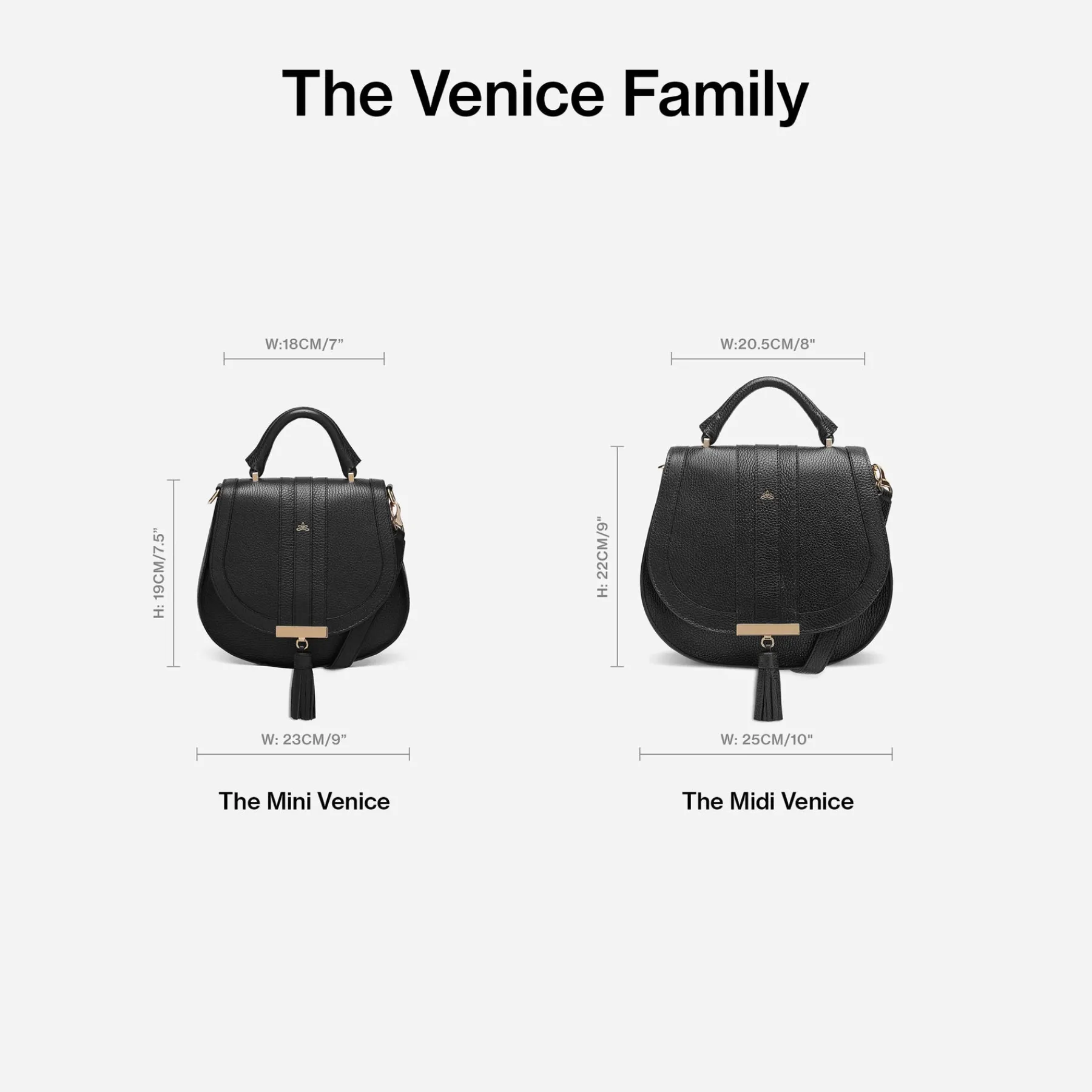 Best DeMellier The Mini Venice Black Croc-Effect