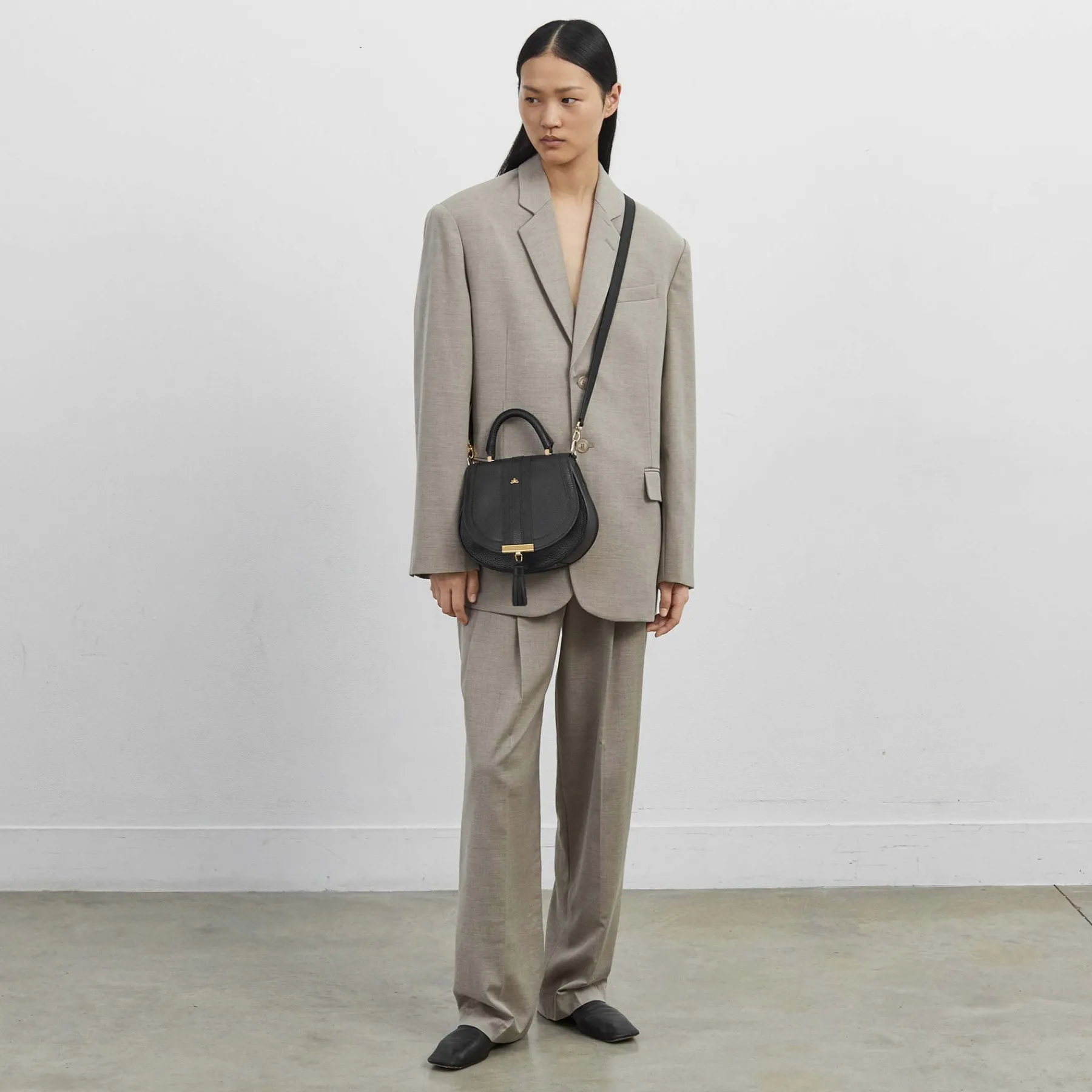 Clearance DeMellier The Mini Venice Cognac Grain