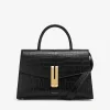 New DeMellier The Montreal Black Croc-Effect