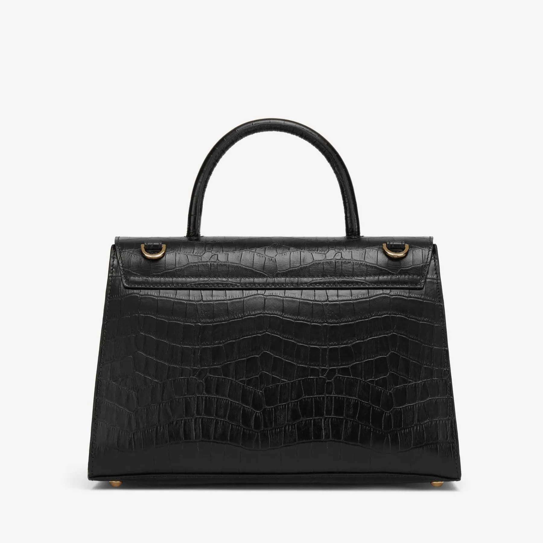 New DeMellier The Montreal Black Croc-Effect