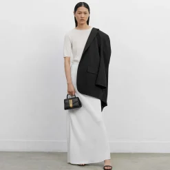 Fashion DeMellier The Nano Montreal Black Croc-Effect