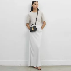 Discount DeMellier The Nano Montreal Off-White Croc-Effect
