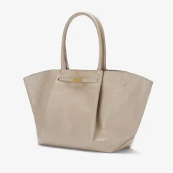 New DeMellier The New York Taupe Croc-Effect