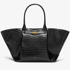 Cheap DeMellier The New York Black Croc-Effect