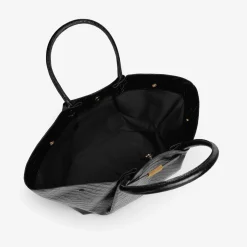 Cheap DeMellier The New York Black Croc-Effect