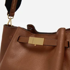 Outlet DeMellier The New York Bucket Tan Small Grain