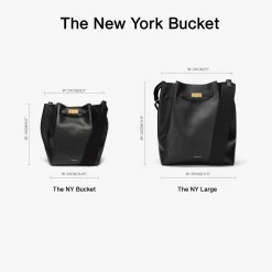 Fashion DeMellier The New York Bucket Off-White Small Grain