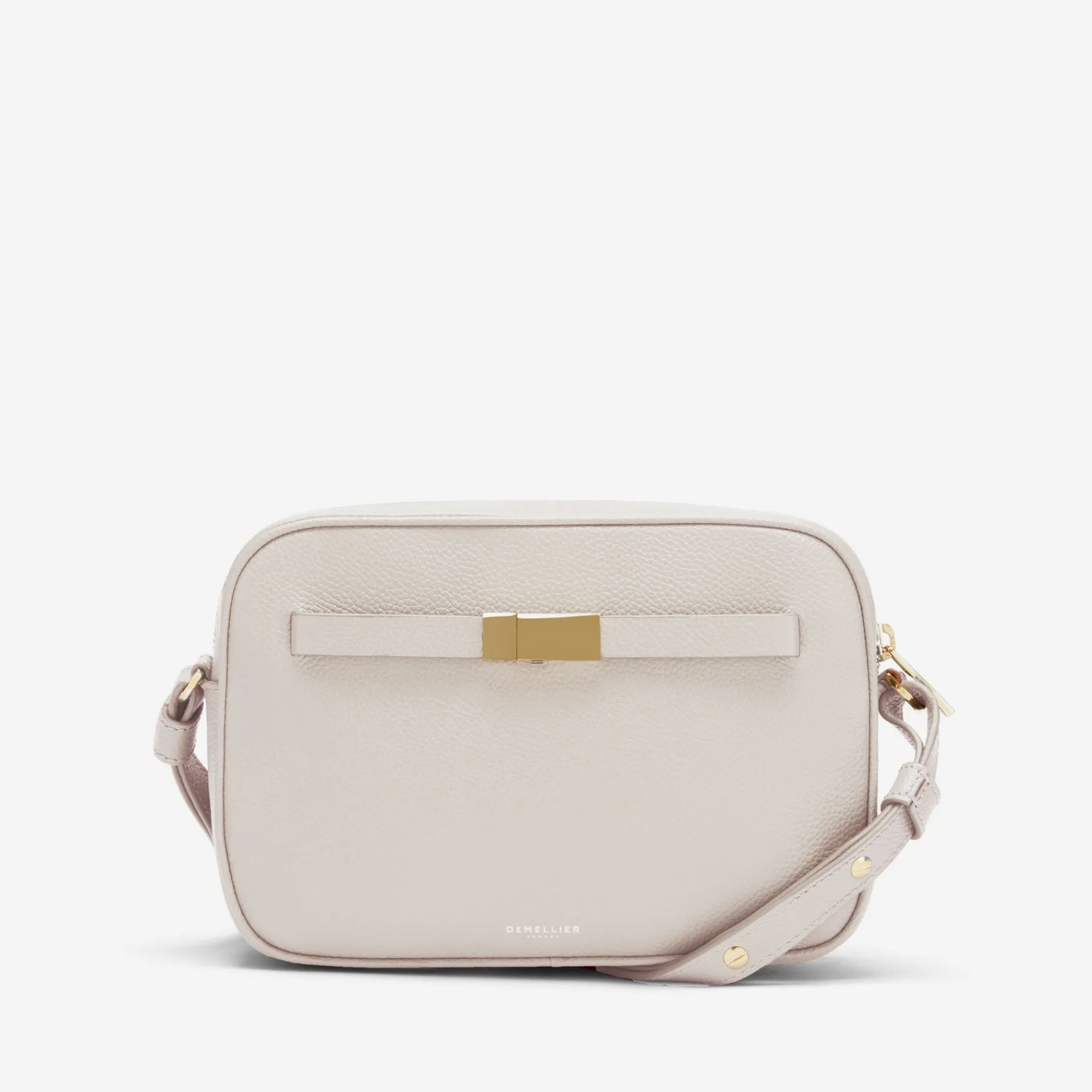 New DeMellier The New York Crossbody Off-White Small Grain
