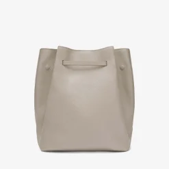 Fashion DeMellier The New York Large Bucket Taupe Small Grain