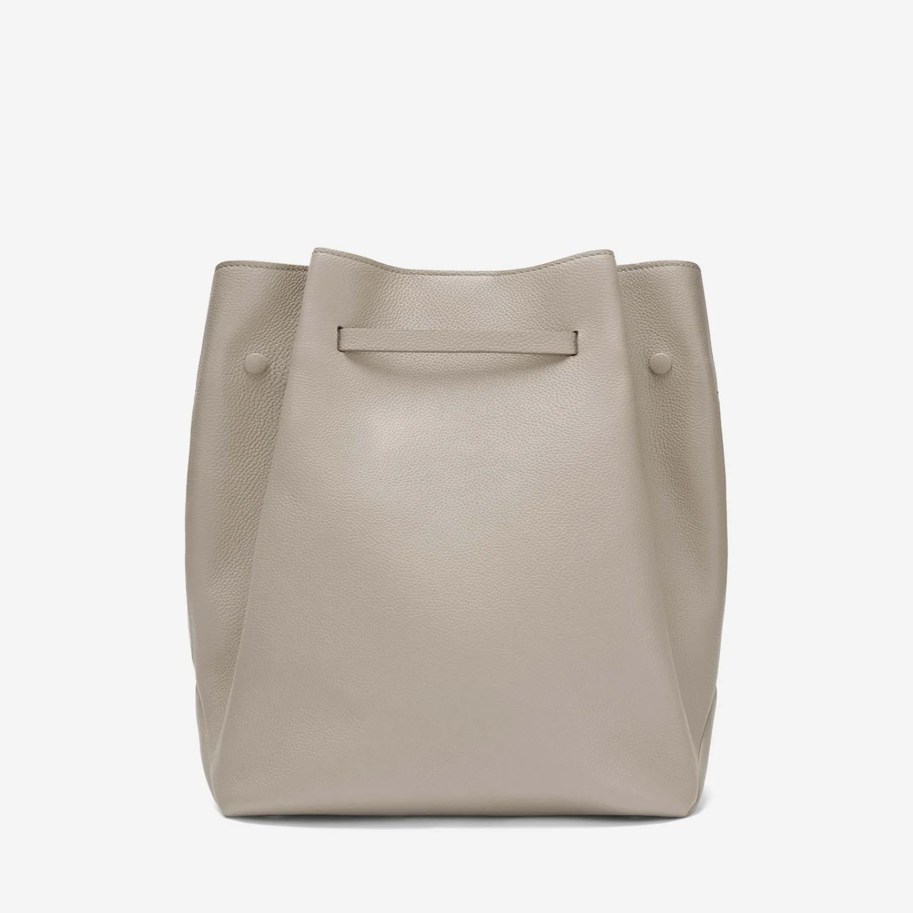 Fashion DeMellier The New York Large Bucket Taupe Small Grain