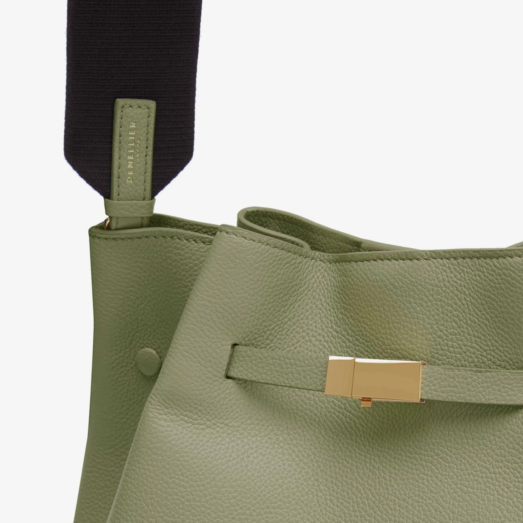 Discount DeMellier The New York Large Bucket Khaki Small Grain