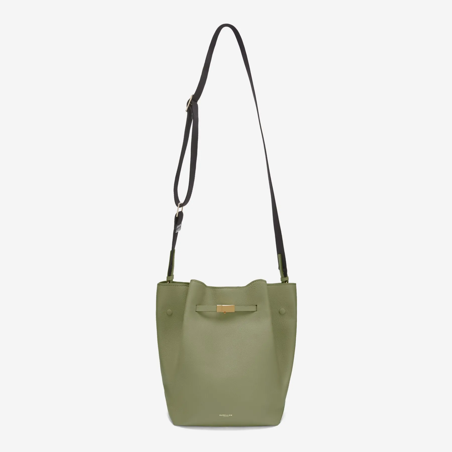 Discount DeMellier The New York Large Bucket Khaki Small Grain