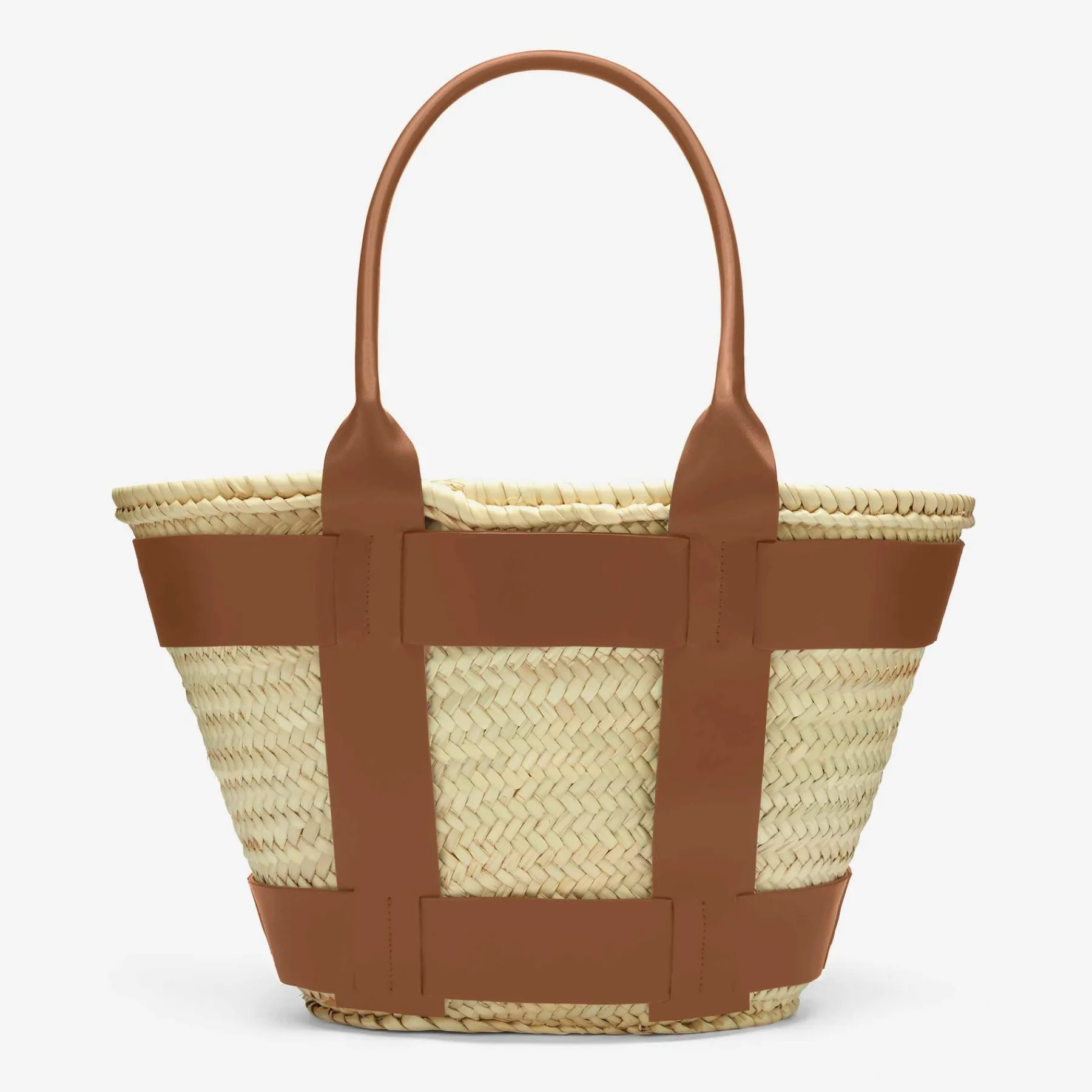 Online DeMellier The Santorini Natural Basket Tan Smooth