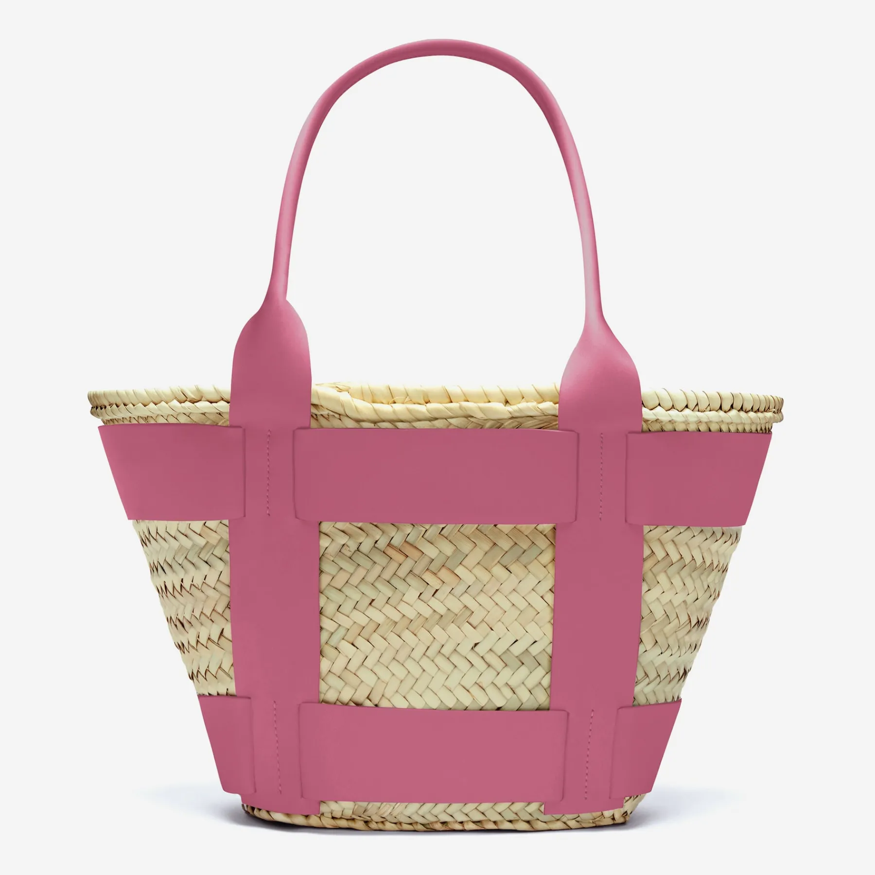 Cheap DeMellier The Santorini Natural Basket Pink Smooth