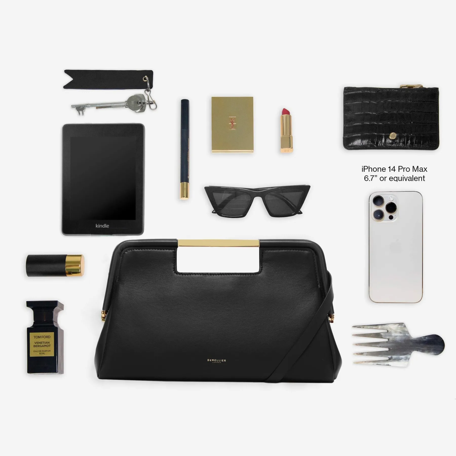 Fashion DeMellier The Seville Black Metallic