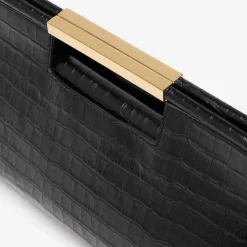 Online DeMellier The Seville Black Croc-Effect
