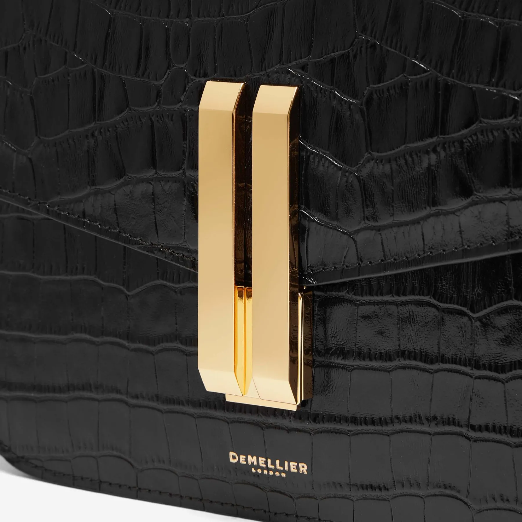 Outlet DeMellier The Vancouver Black Croc-Effect