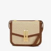 New DeMellier The Vancouver Natural Raffia Tan Smooth