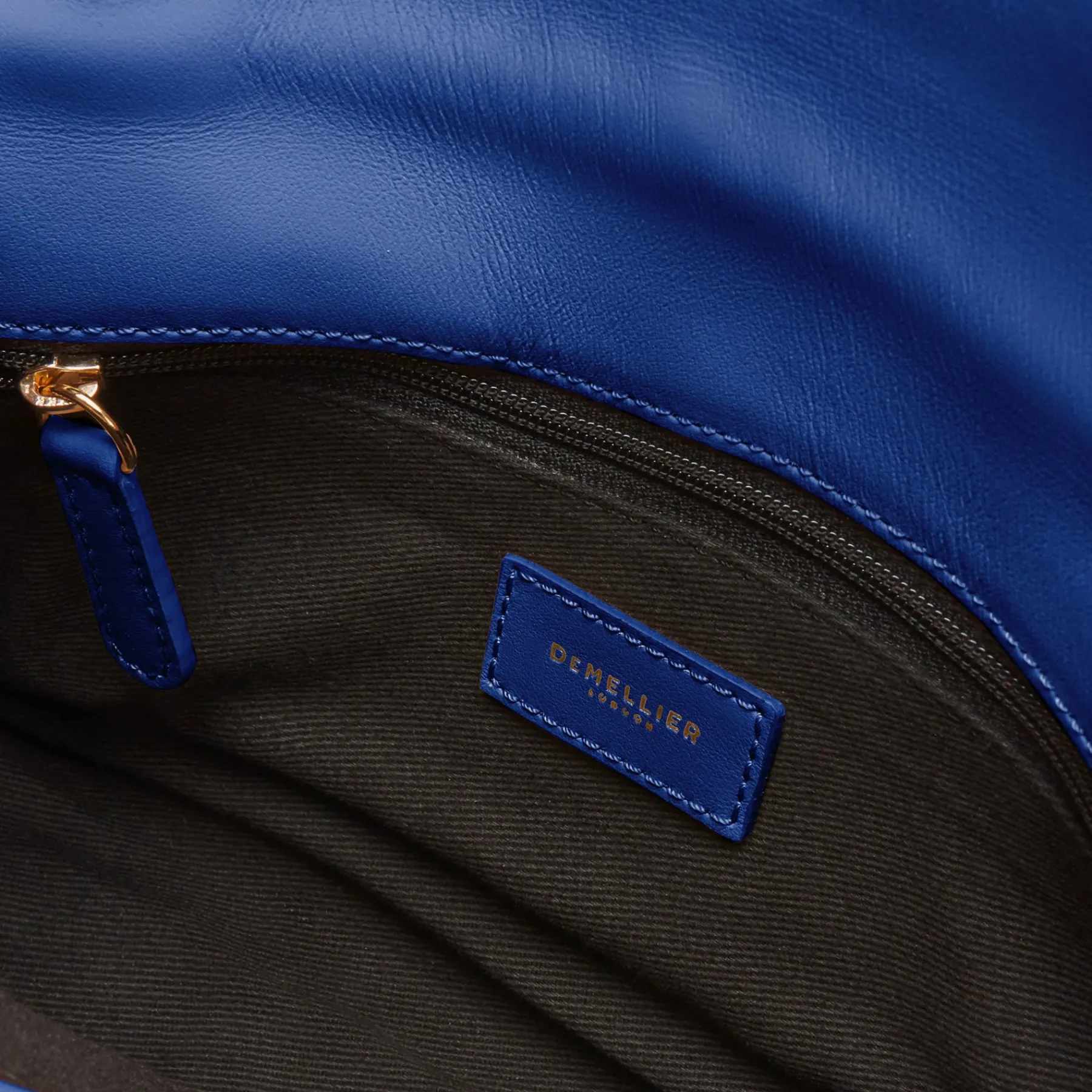 Hot DeMellier The Vancouver Clutch Cobalt Blue Smooth