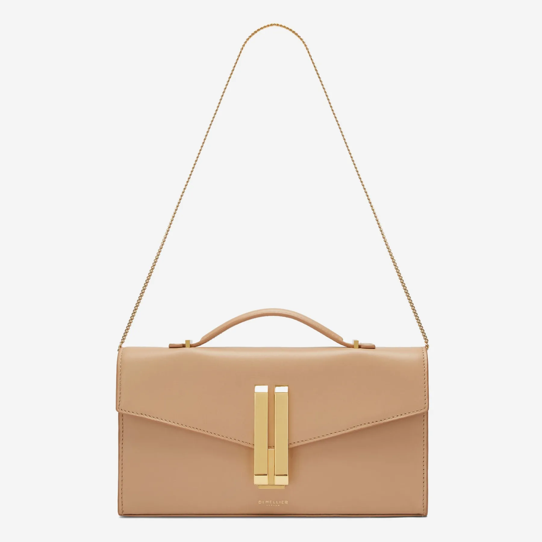 Best DeMellier The Vancouver Clutch Light Tan Smooth