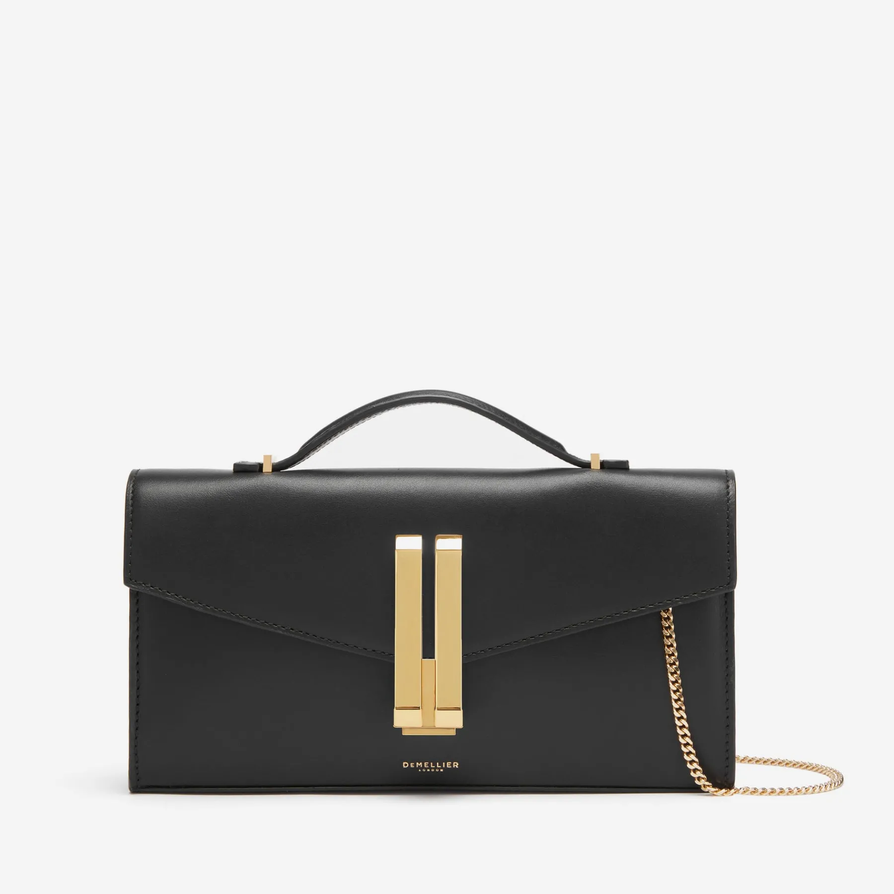 Best DeMellier The Vancouver Clutch Black Smooth