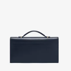 Online DeMellier The Vancouver Clutch Navy Smooth