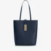 Fashion DeMellier The Vancouver Tote Navy Small Grain
